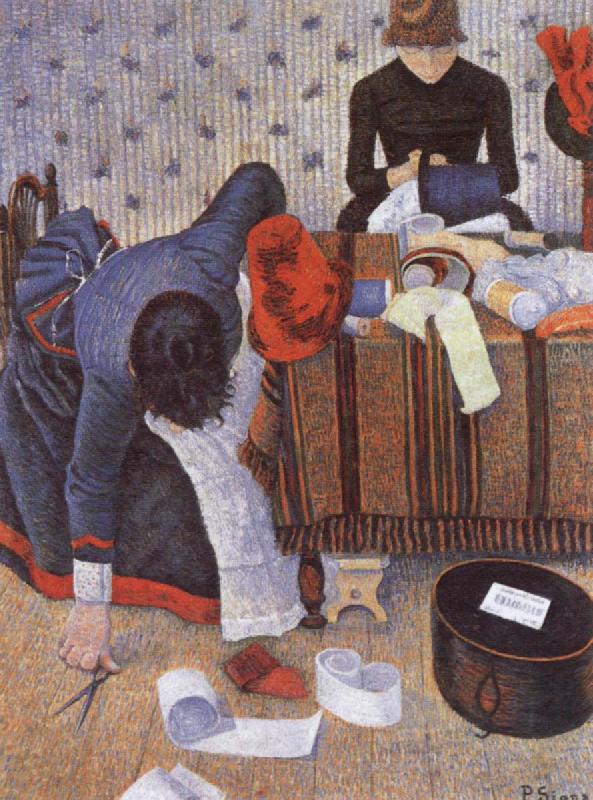 Paul Signac Two Milliners Rue du Caire Germany oil painting art